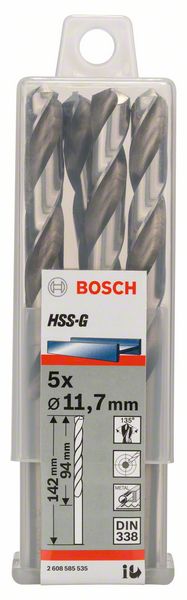 Bosch Burgija za metal HSS-G, DIN 338 2608585535