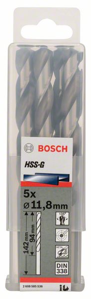 Bosch Burgija za metal HSS-G, DIN 338 2608585536