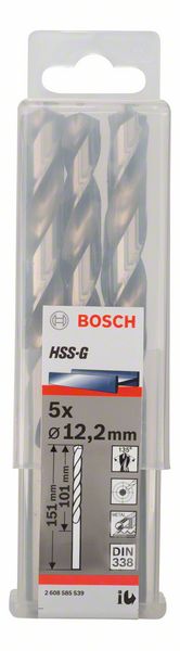 Bosch Burgija za metal HSS-G, DIN 338 2608585539