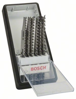 Bosch 6-delni Robust Line Wood komplet listova ubodne testere sa T držačem Progressor 2607010572