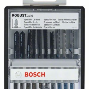 Bosch 10-delni Robust Line komplet listova ubodne testere sa T držačem Speciality Materials 2607010574