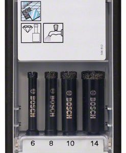 Bosch 4-delni Robust Line komplet dijamantskih burgija za mokro bušenje, 6–14 mm 2607019880