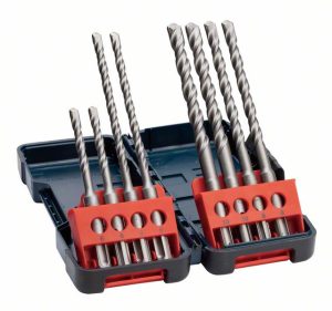 Bosch 8-delni komplet burgija za udarne bušilice SDS plus-3, Tough Box, 6–10 mm 2607019902