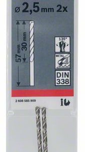 Bosch Burgija za metal HSS-G, DIN 338 2608585909