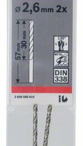 Bosch Burgija za metal HSS-G, DIN 338 2608585910