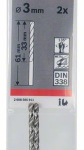 Bosch Burgija za metal HSS-G, DIN 338 2608585911
