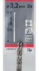 Bosch Burgija za metal HSS-G, DIN 338 2608585912