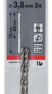 Bosch Burgija za metal HSS-G, DIN 338 2608585915