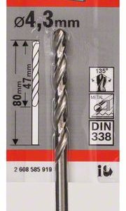 Bosch Burgija za metal HSS-G, DIN 338 2608585919