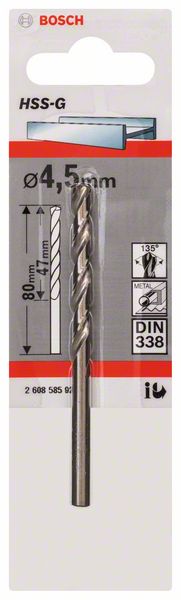 Bosch Burgija za metal HSS-G, DIN 338 2608585920