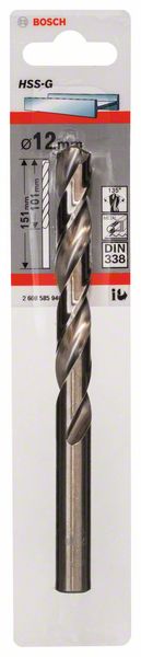 Bosch Burgija za metal HSS-G, DIN 338 2608585940