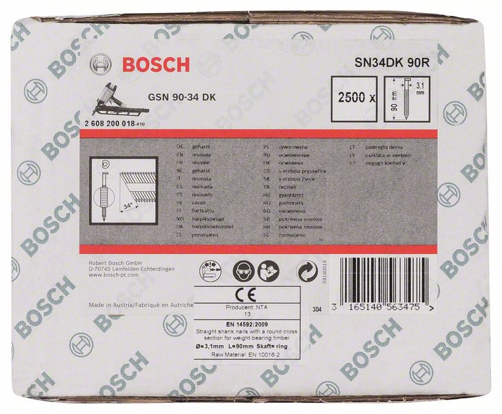 Bosch Ekser sa prugama D–glava SN34DK 90R 2608200018