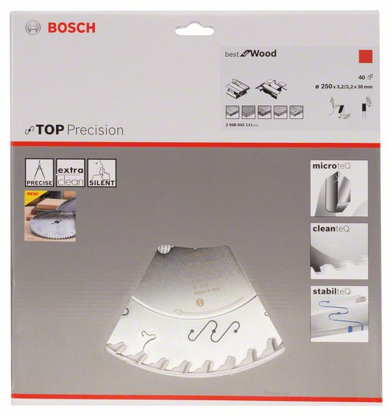 Bosch List kružne testere Top Precision Best for Wood 2608642111