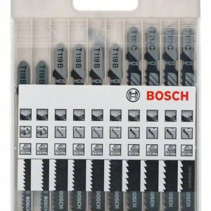 Bosch 10-delni set listova ubodne testere Basic for Wood 2607010629