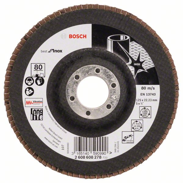 Bosch Lamelni brusni disk X581, Best for Inox 2608608278