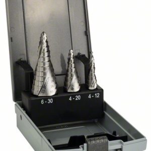 Bosch 3-delni komplet HSS stepenastih burgija, 4–12/4–20/6–30 2608587426