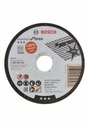 Bosch Rezna ploča ravna Standard for Inox - Rapido 2608603169