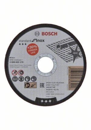 Bosch Rezna ploča ravna Standard for Inox 2608603170