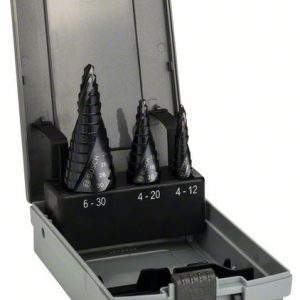 Bosch 3-delni komplet HSS-AlTiN stepenastih burgija, 4–12/4–20/6–30 2608588069