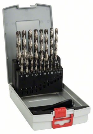 Bosch 19-delni HSS-G ProBox komplet burgija za metal, DIN 338, 135°, 1–10 mm 2608587013