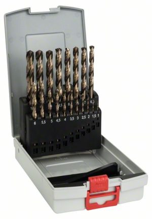 Bosch 19-delni ProBox komplet burgija za metal HSS-Co, DIN 338 (legura kobalta), 1–10 mm 2608587014