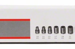 Bosch 9-delni komplet nasadnih ključeva, 10–27 mm 2608551100