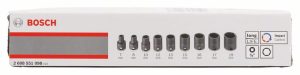 Bosch 9-delni komplet nasadnih ključeva, 7–19 mm 2608551098