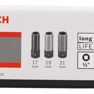 Bosch 3-delni komplet nasadnih ključeva, 17/19/21 mm 2608551102