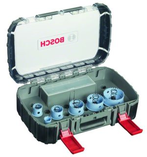 Bosch 9-delni komplet testera za otvore za lim za vodoinstalatere, 20–64 mm 2608580882