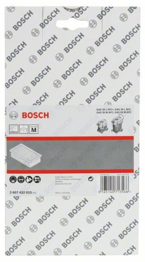 Bosch Pljosnati naborani filter od celuloze 2607432033