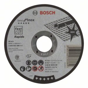 Bosch Rezna ploča ravna Best for Inox - Rapido 2608603486