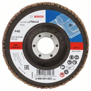 Bosch Lamelni brusni disk X431, Standard for Metal 2608603652