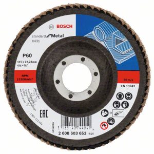Bosch Lamelni brusni disk X431, Standard for Metal 2608603653