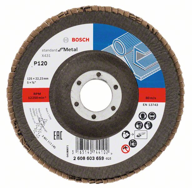 Bosch Lamelni brusni disk X431, Standard for Metal 2608603659