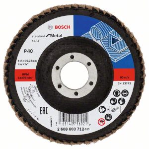 Bosch Lamelni brusni disk X431, Standard for Metal 2608603712