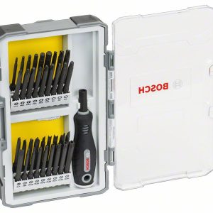 Bosch 37-delni set za odvrtače sa ručkom PH, PZ, SL, TH, TQ, H, TW, SP, R i držač za nastavke 2607017320