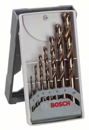 Bosch 7-delni Mini-X-Line komplet burgija za metal HSS-Co, 135°, 2–10 mm 2608589296