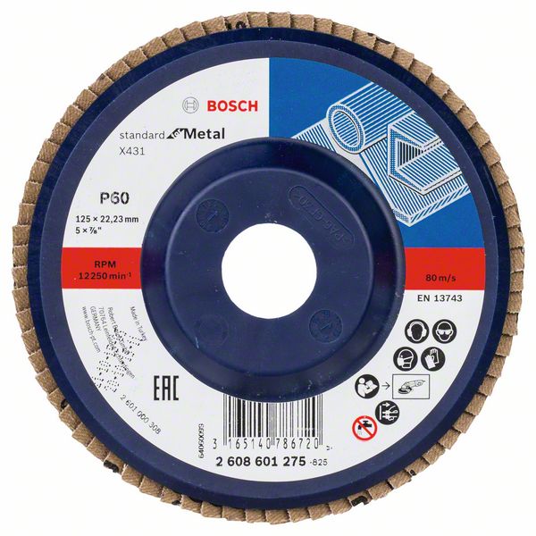 Bosch Lamelni brusni disk X431, Standard for Metal 2608601275
