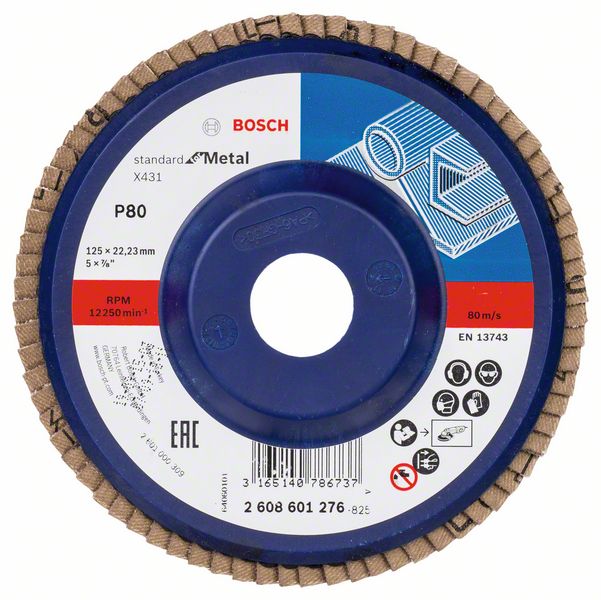 Bosch Lamelni brusni disk X431, Standard for Metal 2608601276