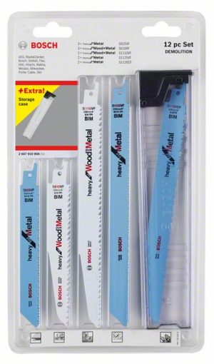 Bosch 12-delni set listova univerzalne testere Demolition 2607010908