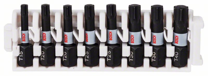 Bosch Pakovanje Impact Control nastavaka, 8 delova, 1xT15;2xT20;2xT25;2xT30;1xT40 2608522322