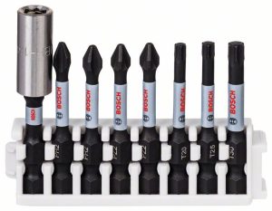 Bosch Pakovanje Impact Control snažnih nastavaka, 8 delova, 2xPH2;2xPZ2;1xT20;1xT25;1xT30 2608522326
