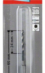 Bosch HSS spiralna burgija sa šestostranim prihvatom 2,0mm 2608577045
