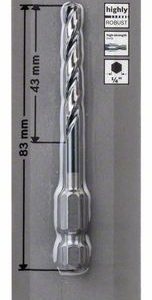 Bosch HSS spiralna burgija sa šestostranim prihvatom 4,0mm 2608577052