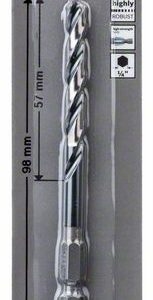 Bosch HSS spiralna burgija sa šestostranim prihvatom 5,5mm 2608577057