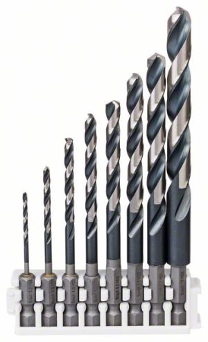 Bosch 8-delno pakovanje Impact Control HSS burgija, 2–10 mm 2608577139