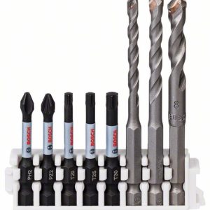 Bosch Hex-9 Ceramic, 5/6/8 mm; Impact Power nastavak 50 mm PH2, PZ2, T20, T25, T30 2608577145