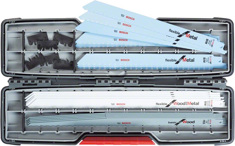Bosch 20-delni komplet listova univerzalne testere ToughBox for Wood and Metal 2607010996