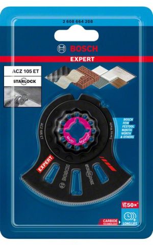 Bosch EXPERT MultiMaterial Segment Blade ACZ 105 ET list testere za multifunkcionalne alate, 1 deo 2608664208