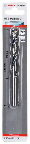 Bosch HSS spiralna burgija PointTeQ 9,0 mm 2608577173